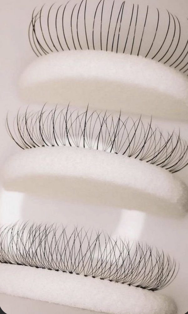 What are the different types of lashes extensions?